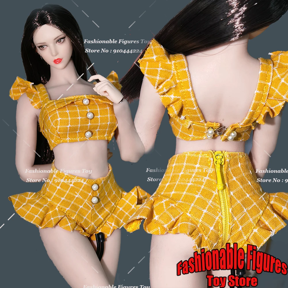 1/6 Women Soldier Plaid Short Vest Crop Tops Fashion Yellow High Waist Shorts Pants Accessory Fit 12" Action Figure Body Dolls
1/6 Women Soldier Plaid Short Vest Crop Tops Fashion Yellow High Waist Shorts Pants Accessory Fit 12" Action Figure Body Dolls