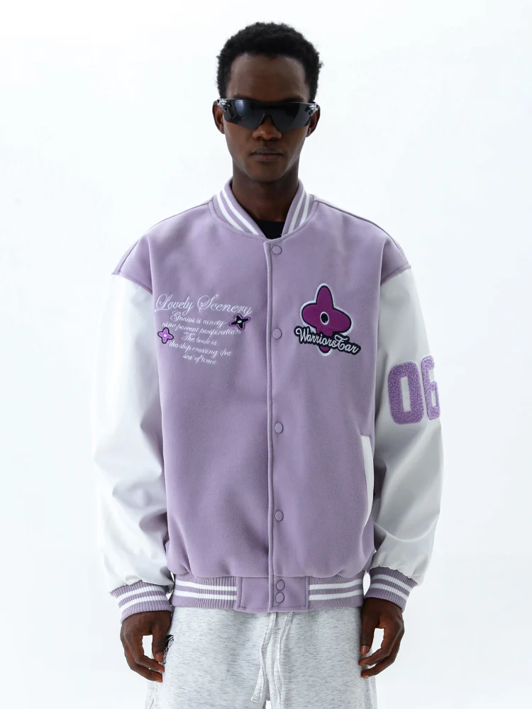 Loose American Letter Jaet Men's Spring Trend Flng Suit Baseball Design Outerwear Casual Wear Polyester Fiber Zipper Closure
Loose American Letter Jaet Men's Spring Trend Flng Suit Baseball Design Outerwear Casual Wear Polyester Fiber Zipper Closure