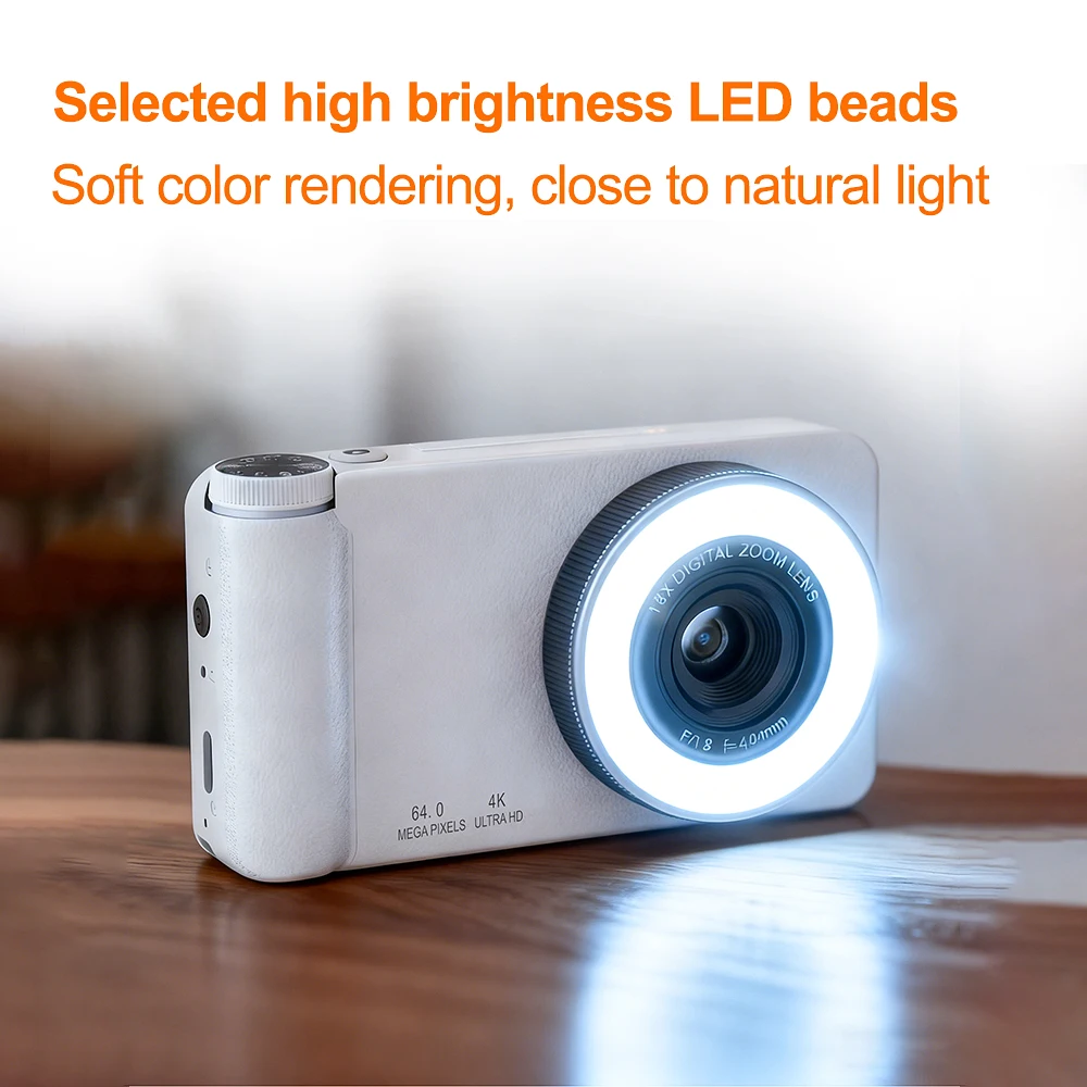 Vandlion A67B 4K CCD Camera Video Cam 64MP Photo 3" HD IPS Screen 18X Zoom Auto Focus Built-in Flashlight Birthday Gifts
Vandlion A67B 4K CCD Camera Video Cam 64MP Photo 3" HD IPS Screen 18X Zoom Auto Focus Built-in Flashlight Birthday Gifts