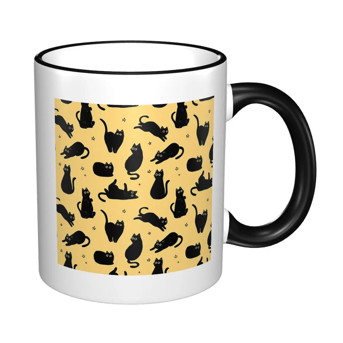 Кружка с рисунком черной кошки, забавные керамические кофейные чашки, чайные кружки, чашка для молока, посуда для напитков, подарок для женщин и мужчин
Кружка с рисунком черной кошки, забавные керамические кофейные чашки, чайные кружки, чашка для молока, посуда для напитков, подарок для женщин и мужчин