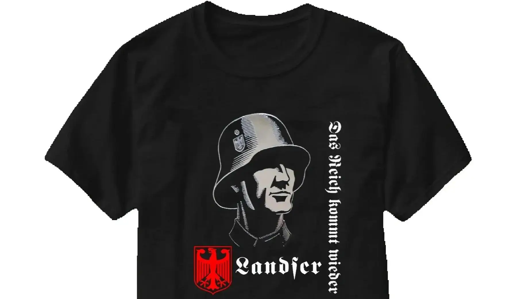 Deutsche Landser Das Reich Kommt Wieder Wehrmacht T-Shirt 100% Cotton O-Neck Short Sleeve Summer Casual Mens T-shirt Streetwear
Deutsche Landser Das Reich Kommt Wieder Wehrmacht T-Shirt 100% Cotton O-Neck Short Sleeve Summer Casual Mens T-shirt Streetwear