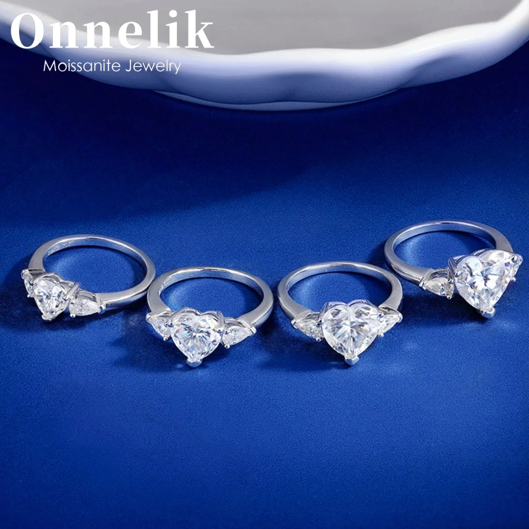TBCYD 1-4CT Heart Cut Moissanite Ring 925 Sterling Silver 18K Gold Plated with Certificate Wedding Band Fine Jewelry for Women
TBCYD 1-4CT Heart Cut Moissanite Ring 925 Sterling Silver 18K Gold Plated with Certificate Wedding Band Fine Jewelry for Women