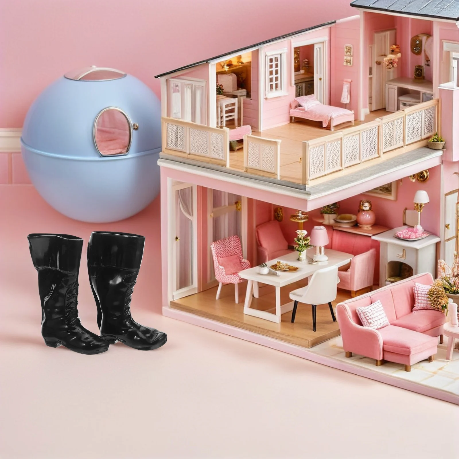 Boots Mini Shoes 11 Inch Realistic Plastic Men Footwear 1/6 Scale Mini Scene Props Dollhouse Decor Dress Up Accessories
Boots Mini Shoes 11 Inch Realistic Plastic Men Footwear 1/6 Scale Mini Scene Props Dollhouse Decor Dress Up Accessories