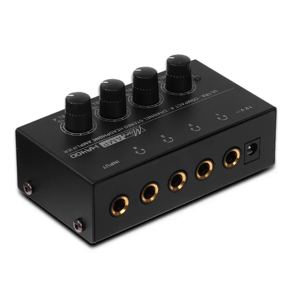 Top Deals 4 Channels Mini o Stereo Headphone Amplifier HA400 Ultra-Compact Audio Amplifier With Power Adapter EU US Plug Adapter
Top Deals 4 Channels Mini o Stereo Headphone Amplifier HA400 Ultra-Compact Audio Amplifier With Power Adapter EU US Plug Adapter