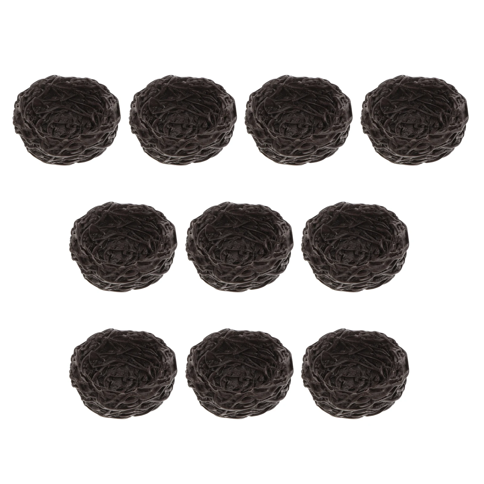 10 Pcs Simulation Bird's Nest naments Resin Craft Decorations for Balcony Yard Garden Miniature L Accessories
10 Pcs Simulation Bird's Nest naments Resin Craft Decorations for Balcony Yard Garden Miniature L Accessories