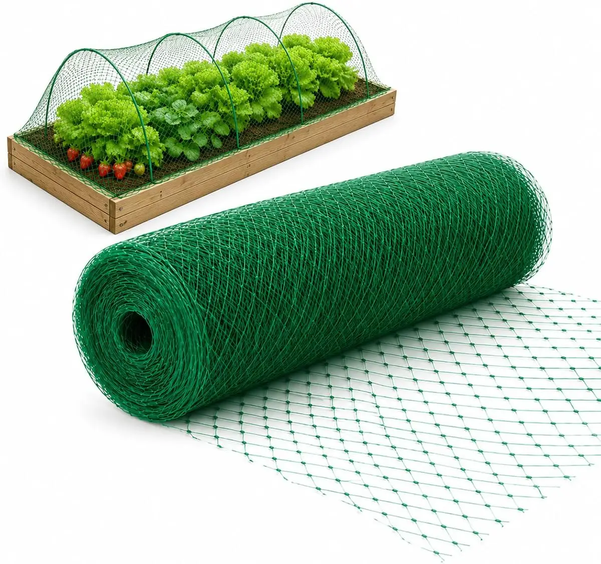 Bird Netting for Garden, Protect Plants & Fruit Trees, Reusable Fencing, 6.6x16.4ft
Bird Netting for Garden, Protect Plants & Fruit Trees, Reusable Fencing, 6.6x16.4ft