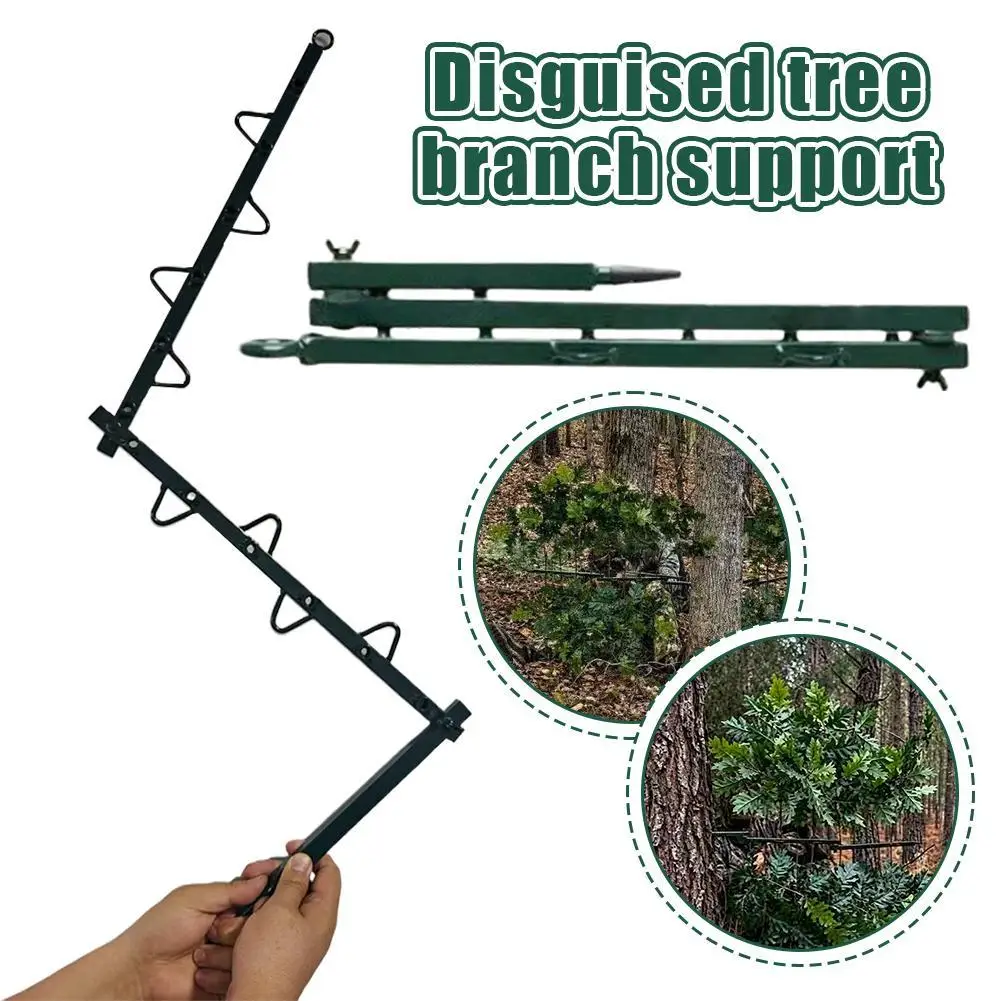 Portable Hunting Concealment Branch Stand Disguised Treebranch Support Foldable 100cm Adjustable Multi-Hook Tree Stand Blind
Portable Hunting Concealment Branch Stand Disguised Treebranch Support Foldable 100cm Adjustable Multi-Hook Tree Stand Blind