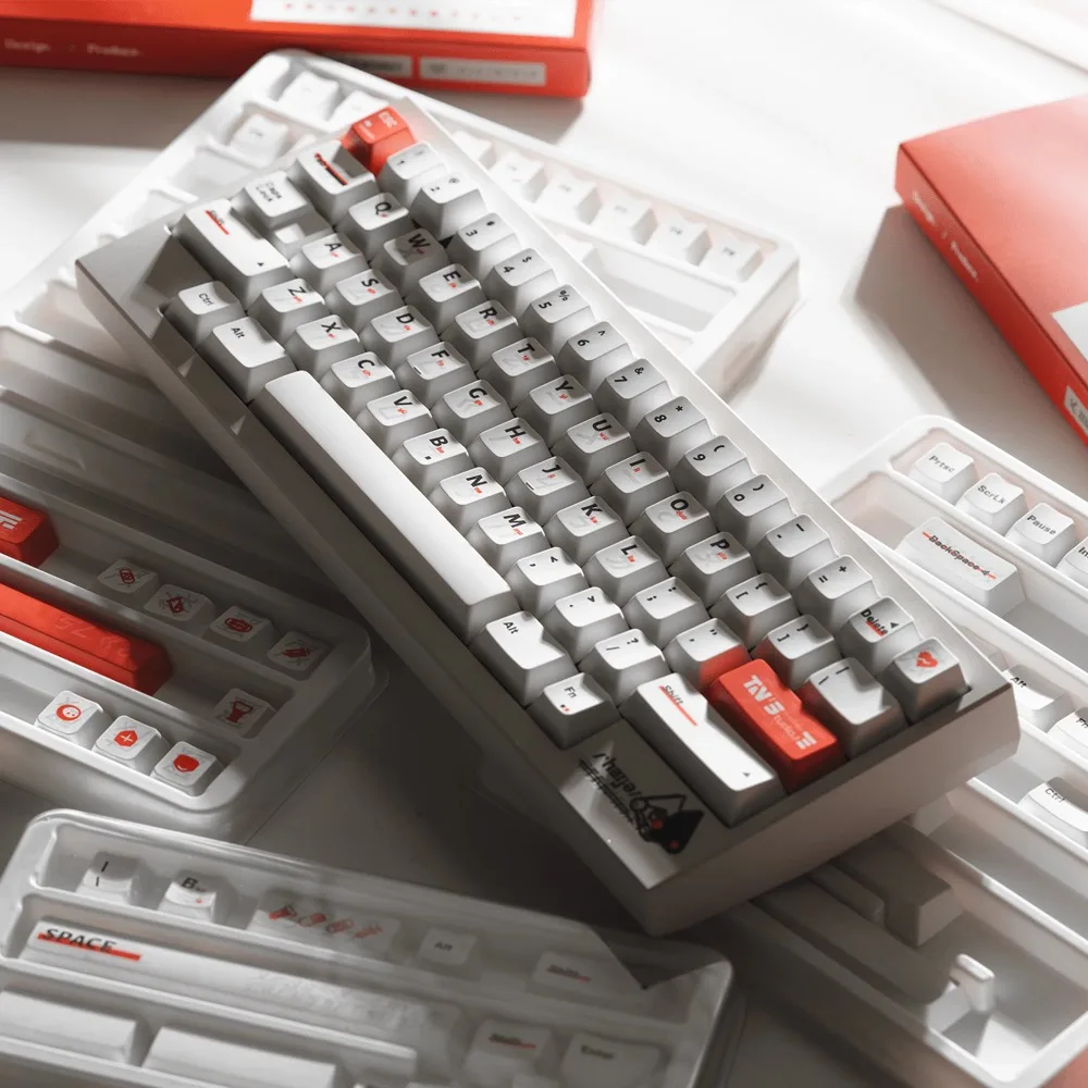 Clear-Plan R3 Keycap Set 167key PBT Custom Minimalist White Keyboard Cap Cherry Profile Gaming KeyCap for Mechanical Keyboard
Clear-Plan R3 Keycap Set 167key PBT Custom Minimalist White Keyboard Cap Cherry Profile Gaming KeyCap for Mechanical Keyboard