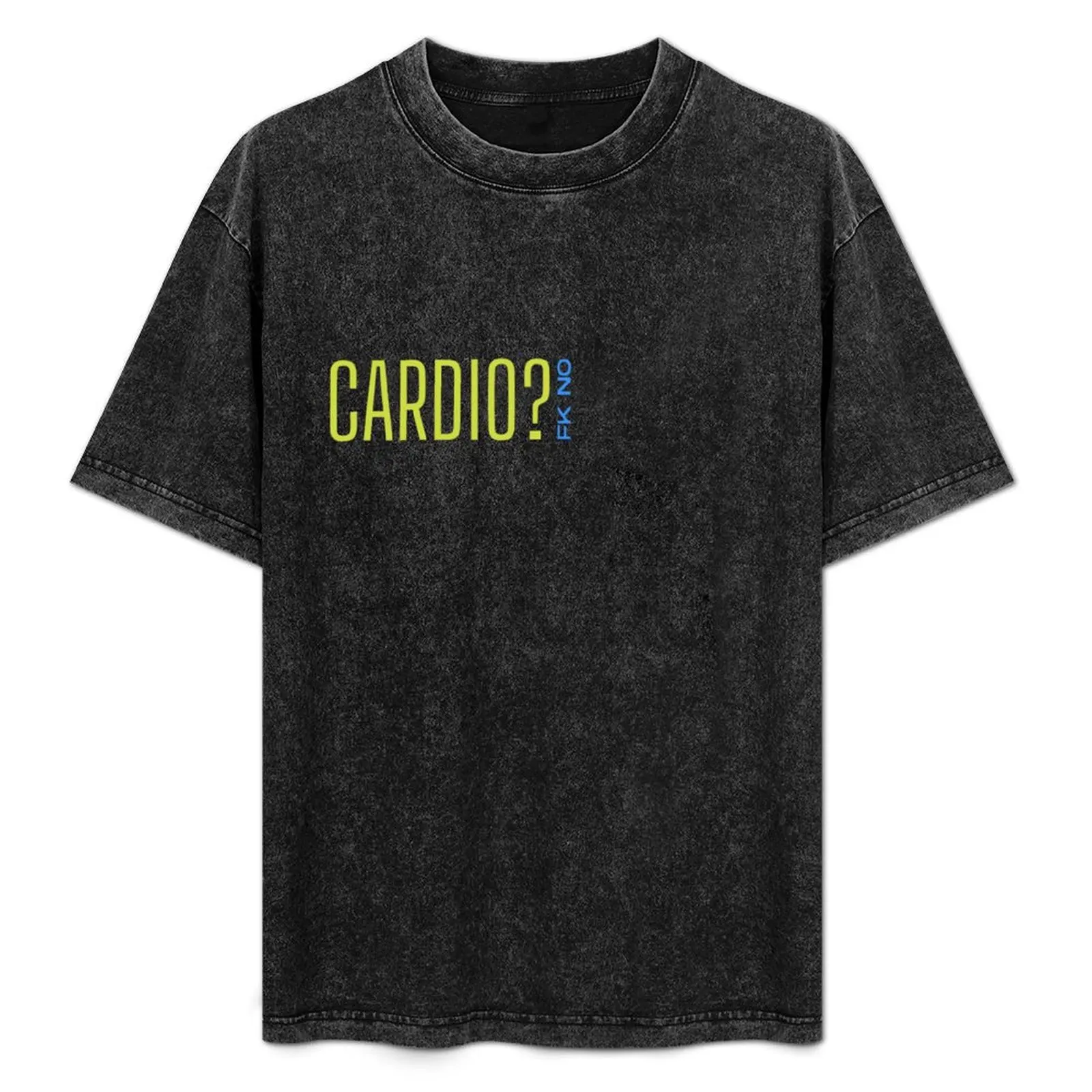CARDIO FK NO T-Shirt Casual Simple Design Short Sleeve Shirt
CARDIO FK NO T-Shirt Casual Simple Design Short Sleeve Shirt