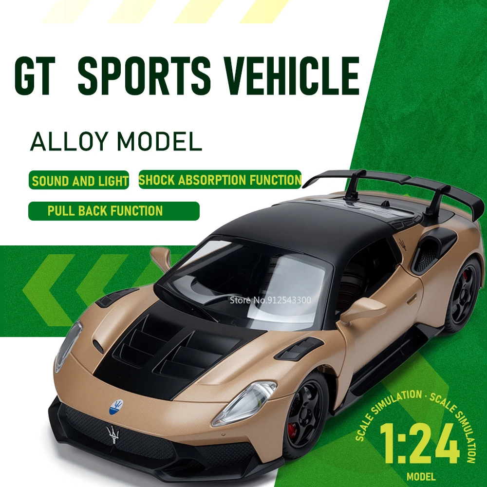 Машинка-игрушка 1:24 GT 507 со звуком и светом, откатным механизмом, амортизацией, управлением передними колесами, развивающая игрушка-подарок для детей
Машинка-игрушка 1:24 GT 507 со звуком и светом, откатным механизмом, амортизацией, управлением передними колесами, развивающая игрушка-подарок для детей