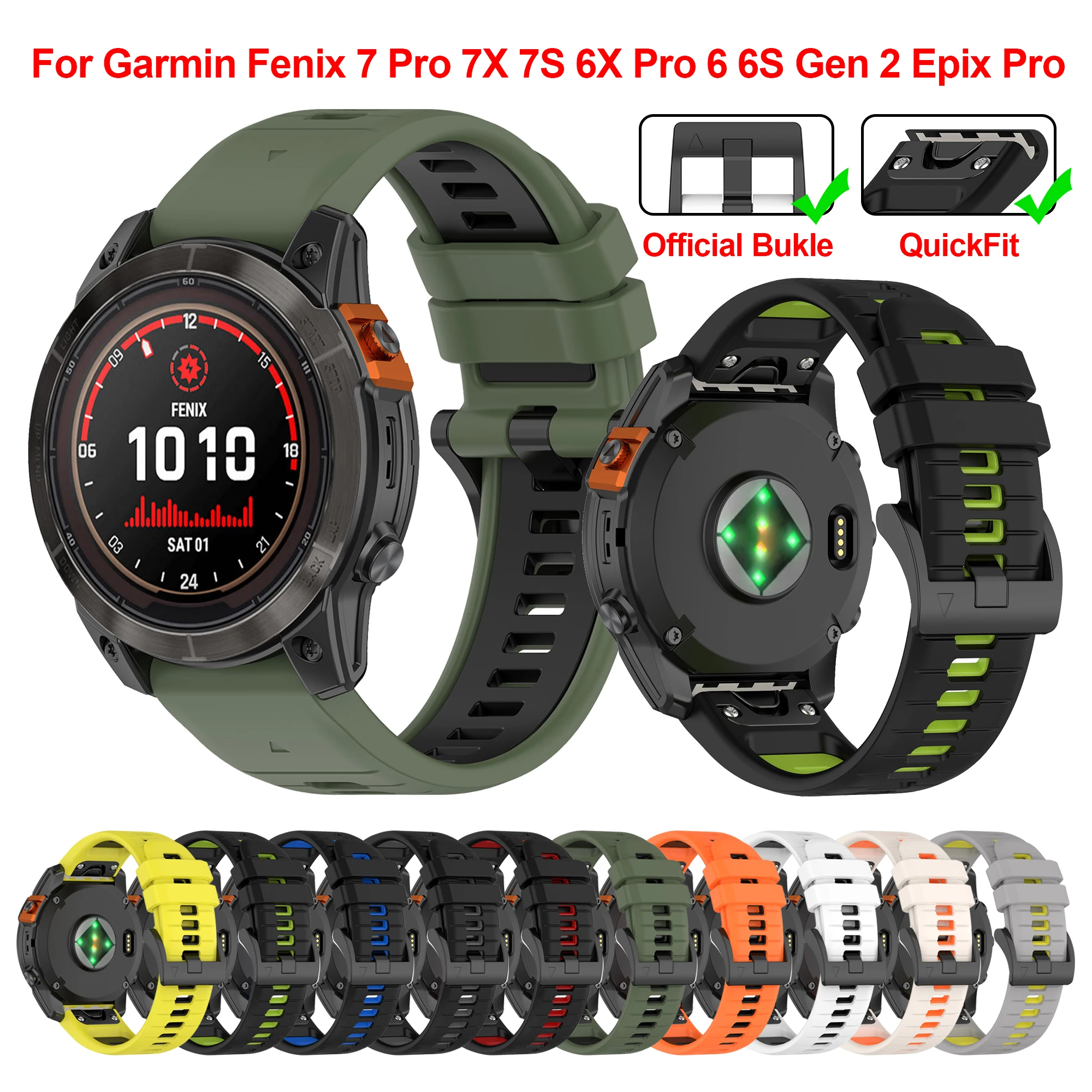 22 26mm QuickFit strap for Garmin Fenix 7 7X Pro 6X 6S 6 Pro 5X 5 Plus 955 Smartwath band for TACTIX 7 Pro Enduro MARQ Bracelet
22 26mm QuickFit strap for Garmin Fenix 7 7X Pro 6X 6S 6 Pro 5X 5 Plus 955 Smartwath band for TACTIX 7 Pro Enduro MARQ Bracelet