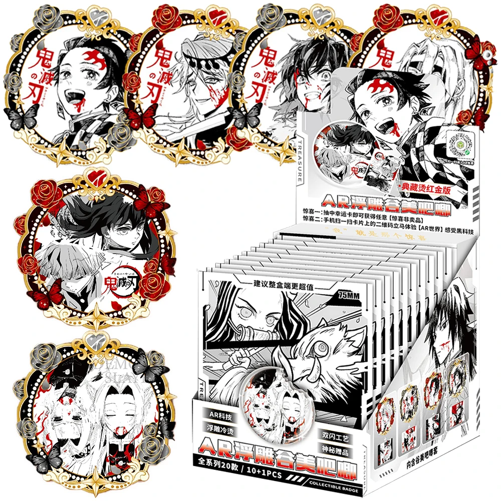 Demon Slayer Limited Fantasy Competitive Anime Character Card Christmas Family Party Gift Manga Character Creative Round Badge
Demon Slayer Limited Fantasy Competitive Anime Character Card Christmas Family Party Gift Manga Character Creative Round Badge