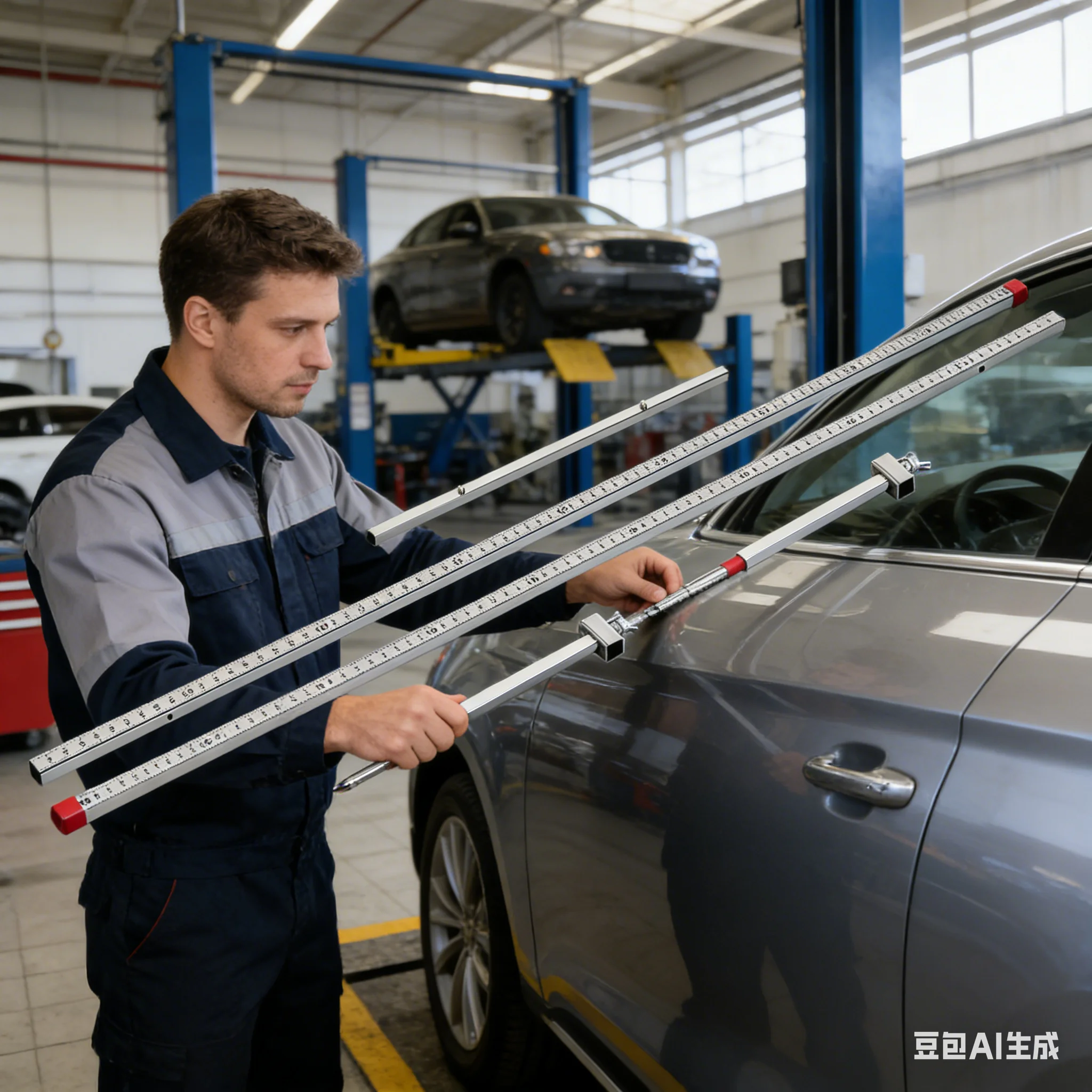 Automotive Sheet Metal Correction Ruler Body Measurement Inspection Stainless Steel Ruler, 2D Measurement of Body
Automotive Sheet Metal Correction Ruler Body Measurement Inspection Stainless Steel Ruler, 2D Measurement of Body