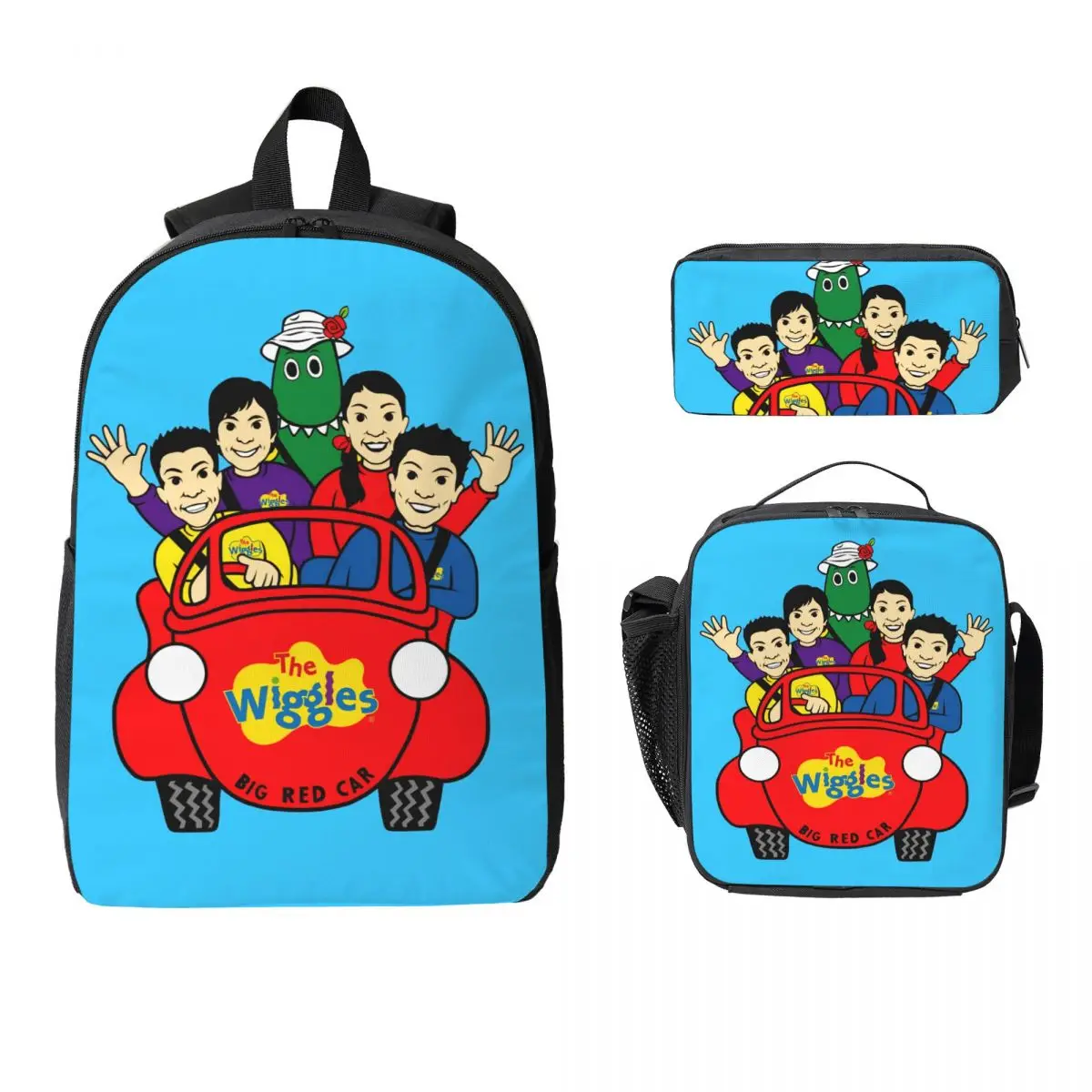The Wiggles 3pecs/set Backpack for Student High School Daypack Lunch bag Pencil Case
The Wiggles 3pecs/set Backpack for Student High School Daypack Lunch bag Pencil Case