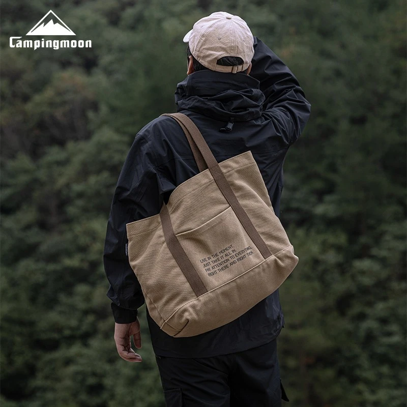 Сумка-тоут CAMPINGMOON B-189 из плотного хлопка для хранения мелочей, большая вместимость, для кемпинга и активного отдыха
Сумка-тоут CAMPINGMOON B-189 из плотного хлопка для хранения мелочей, большая вместимость, для кемпинга и активного отдыха