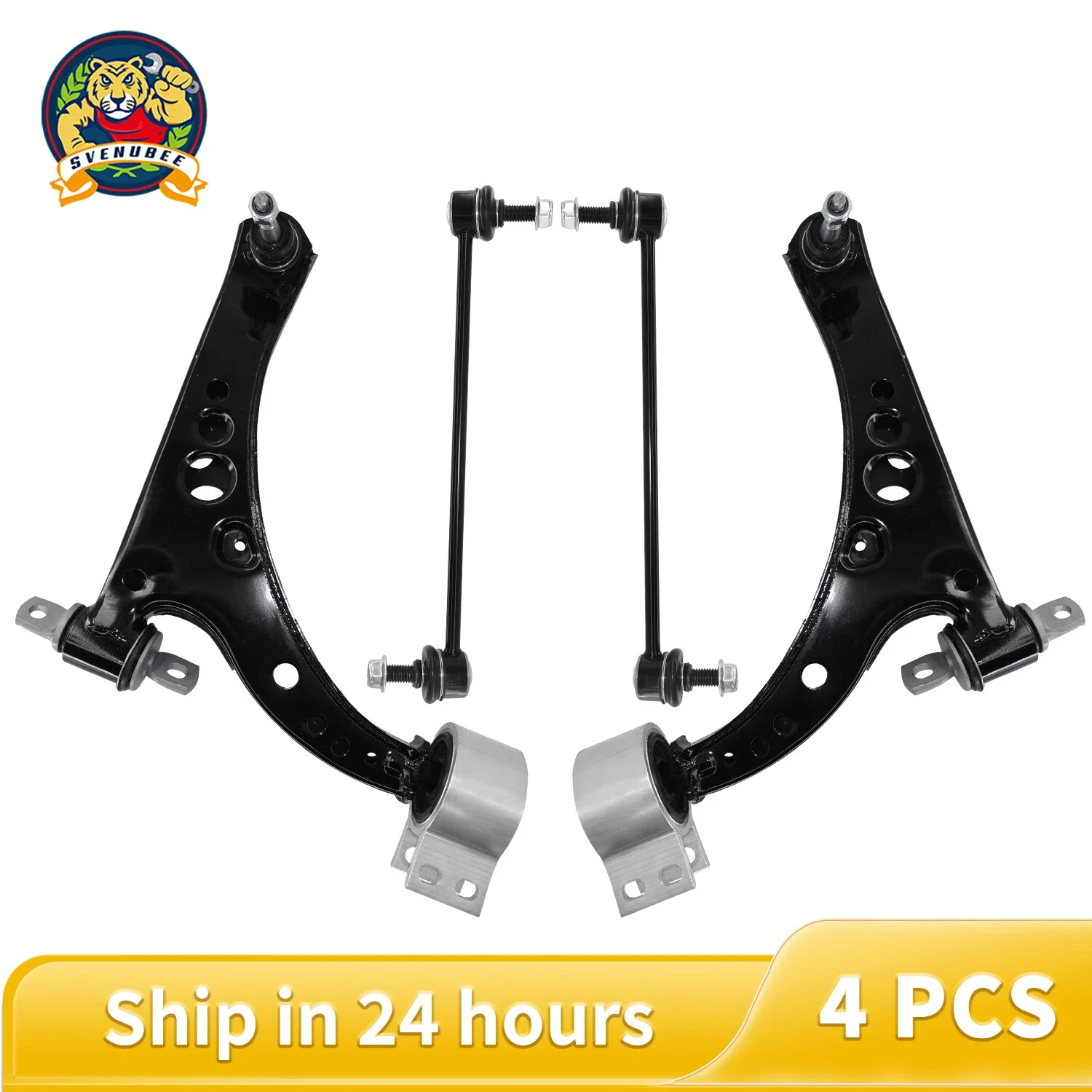 Svenubee Front Lower Suspension Control Arms Sway Bar Links Kit 4pcs for Chevrolet Cruze Volt 2016 2017 2018 2019
Svenubee Front Lower Suspension Control Arms Sway Bar Links Kit 4pcs for Chevrolet Cruze Volt 2016 2017 2018 2019