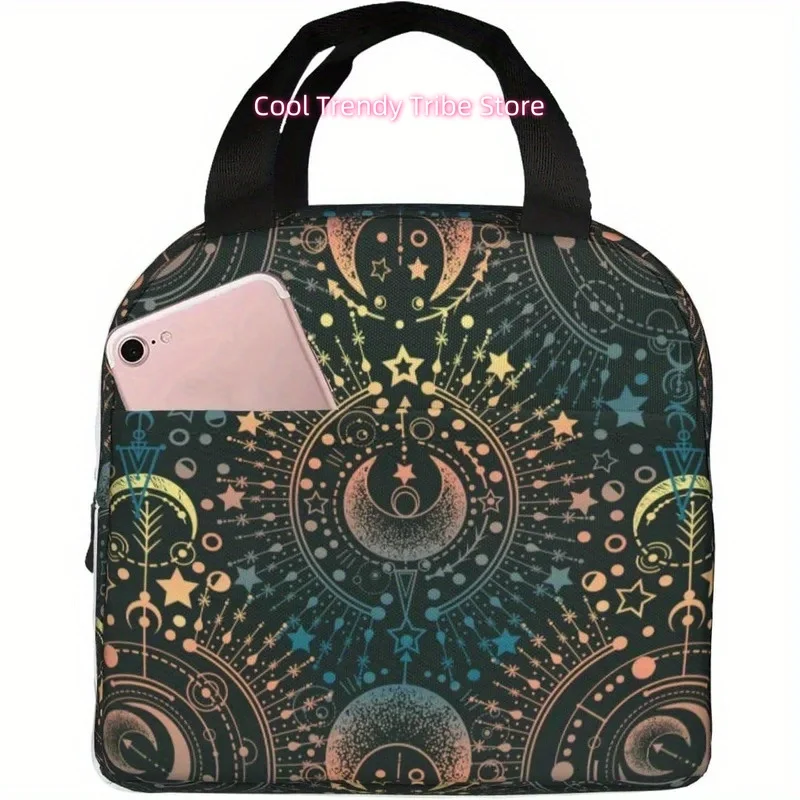 Magical Astrology Moon Star Lunch Bag Insulated Lunch Box Reusable Lunchbox Waterproof Portable Lunch Tote for Women Men
Magical Astrology Moon Star Lunch Bag Insulated Lunch Box Reusable Lunchbox Waterproof Portable Lunch Tote for Women Men