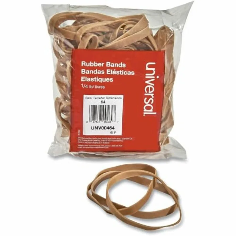 Rubber Bands, Size, 0.04" Gauge, Beige, 4 oz Box, 80/Pack
Rubber Bands, Size, 0.04" Gauge, Beige, 4 oz Box, 80/Pack