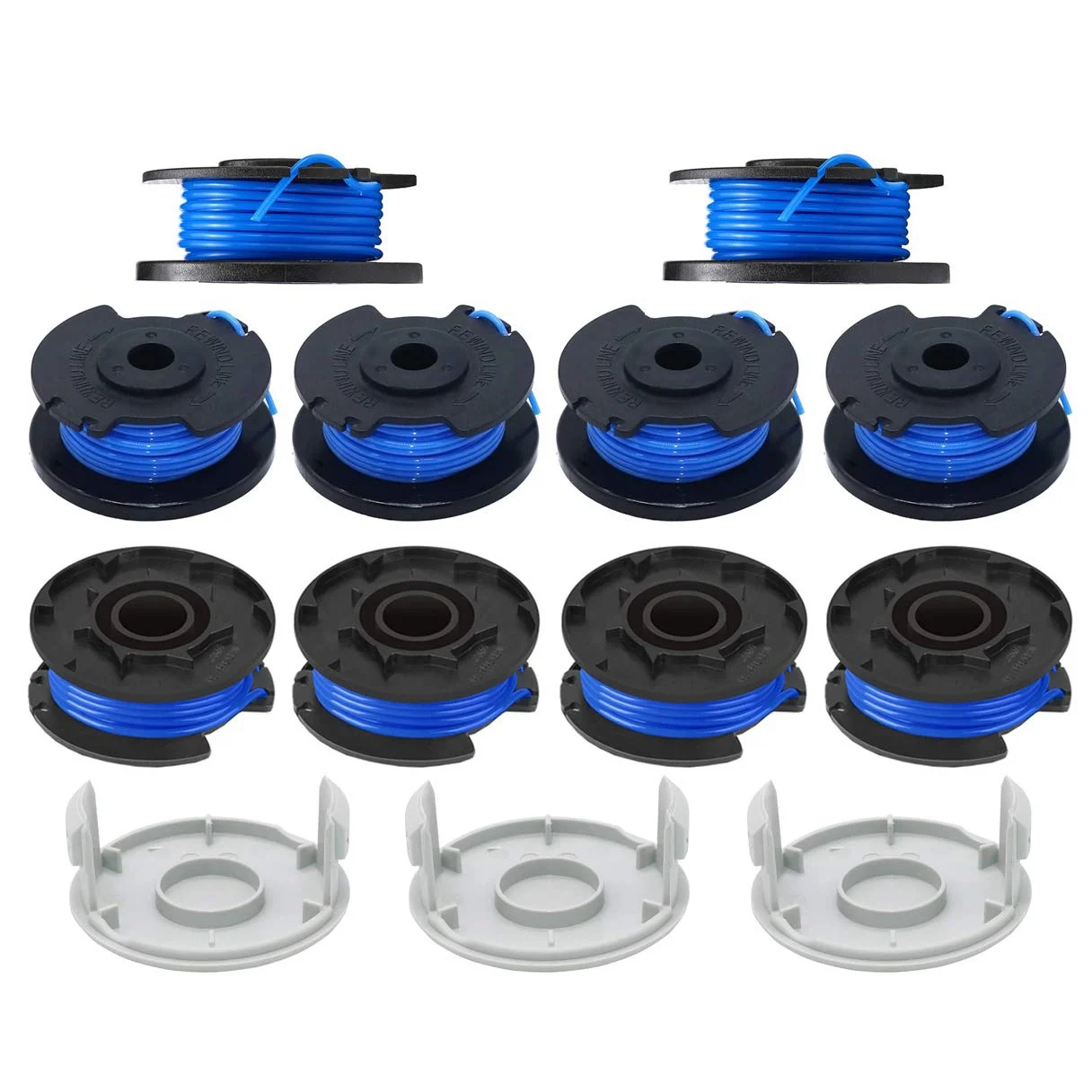 AC14RL3A Line String Trimmer Replacement Spool for Ryobi Weed Eater 18V, 24V, 40V Auto Feed Cordless Trimmers
AC14RL3A Line String Trimmer Replacement Spool for Ryobi Weed Eater 18V, 24V, 40V Auto Feed Cordless Trimmers