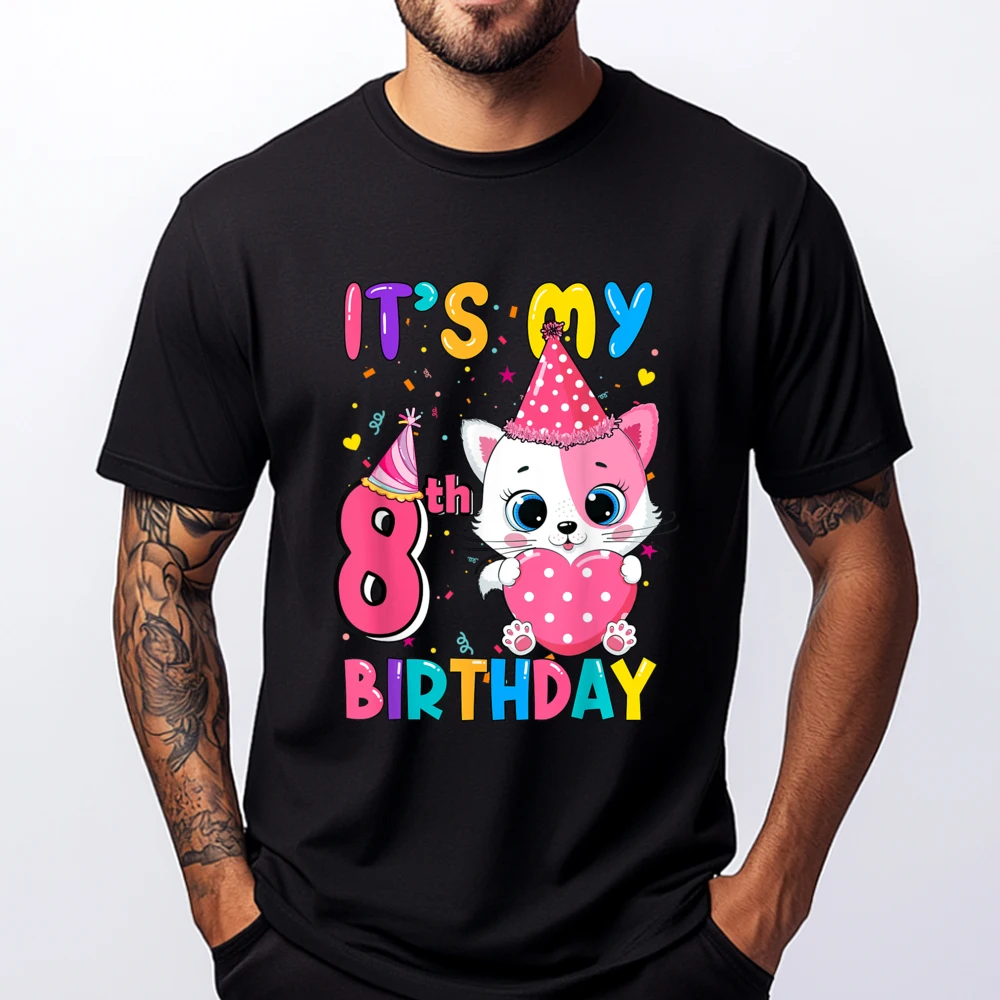 It's My 8th Birthday Girls Funny Cat Birthday 8 Year Old Printed T-Shirt T-Shirts Valentine's Day Gift T-Shirt
It's My 8th Birthday Girls Funny Cat Birthday 8 Year Old Printed T-Shirt T-Shirts Valentine's Day Gift T-Shirt