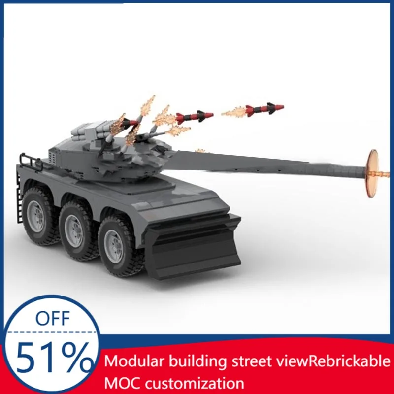 NEW 1262PCS HTV-92 Heavy Assault Tank Military Armored Vehicle MOC Model Building Blocks DIY Assembly Educational Christmas Gift
NEW 1262PCS HTV-92 Heavy Assault Tank Military Armored Vehicle MOC Model Building Blocks DIY Assembly Educational Christmas Gift