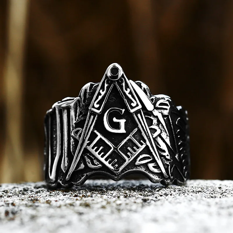 5 pcs Vintage Masonic Ring Stainless Steel Jewelry Religion Solid Back Freemason Signet Rings for Men Gift
5 pcs Vintage Masonic Ring Stainless Steel Jewelry Religion Solid Back Freemason Signet Rings for Men Gift