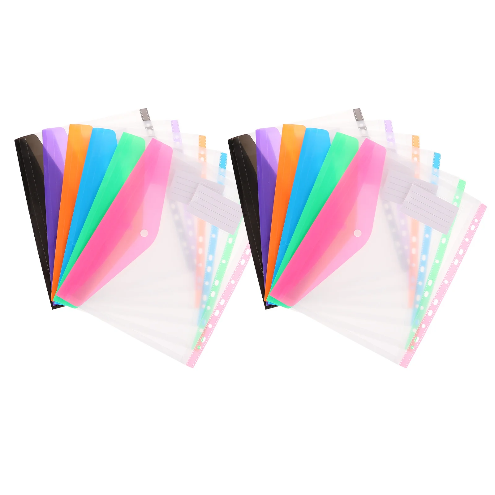 12 Pcs Protector File Binder Travel Folder Paper Organizer Storage Pp Folders with Holes
12 Pcs Protector File Binder Travel Folder Paper Organizer Storage Pp Folders with Holes
