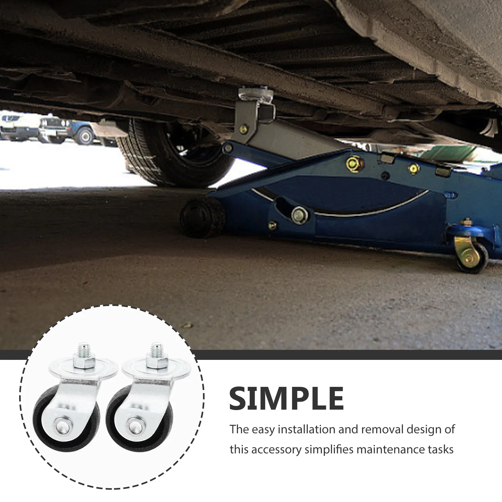 2pcs Hydraulic Front Wheel Accessories 2 Ton Swivel Caster Heavy Duty Floor Car Supplies Garage Horizontal Jack
2pcs Hydraulic Front Wheel Accessories 2 Ton Swivel Caster Heavy Duty Floor Car Supplies Garage Horizontal Jack