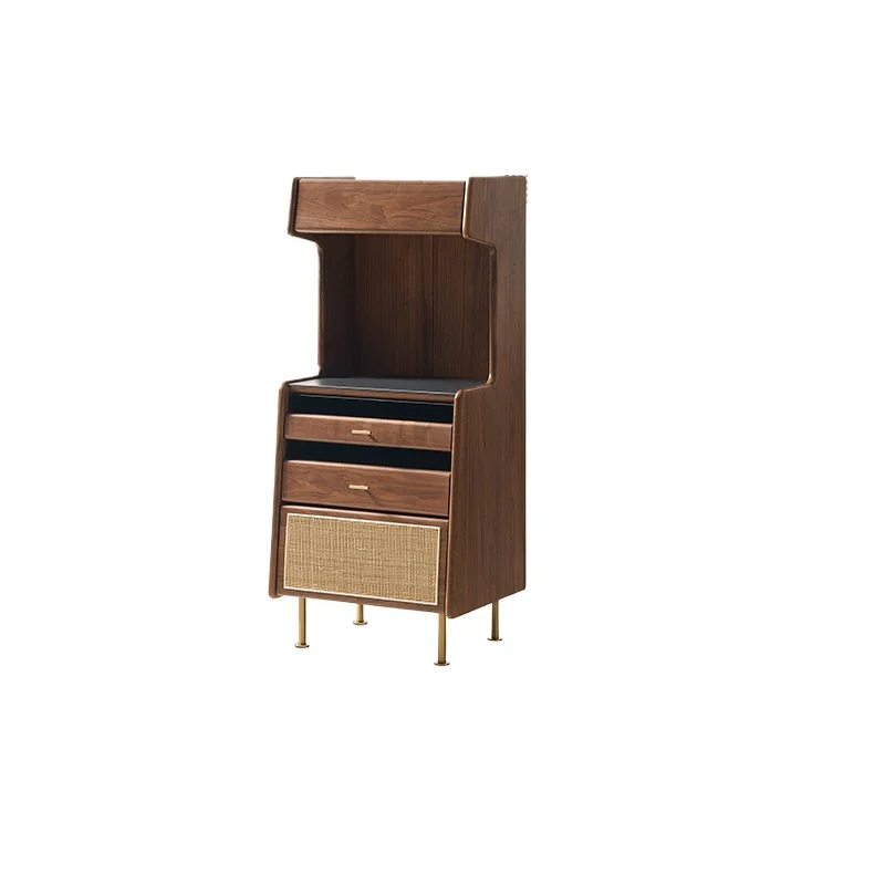 Solid wood side cabinet Light luxury locker Living room Black walnut side cabinet Dining side cabinet Wine M1101
Solid wood side cabinet Light luxury locker Living room Black walnut side cabinet Dining side cabinet Wine M1101