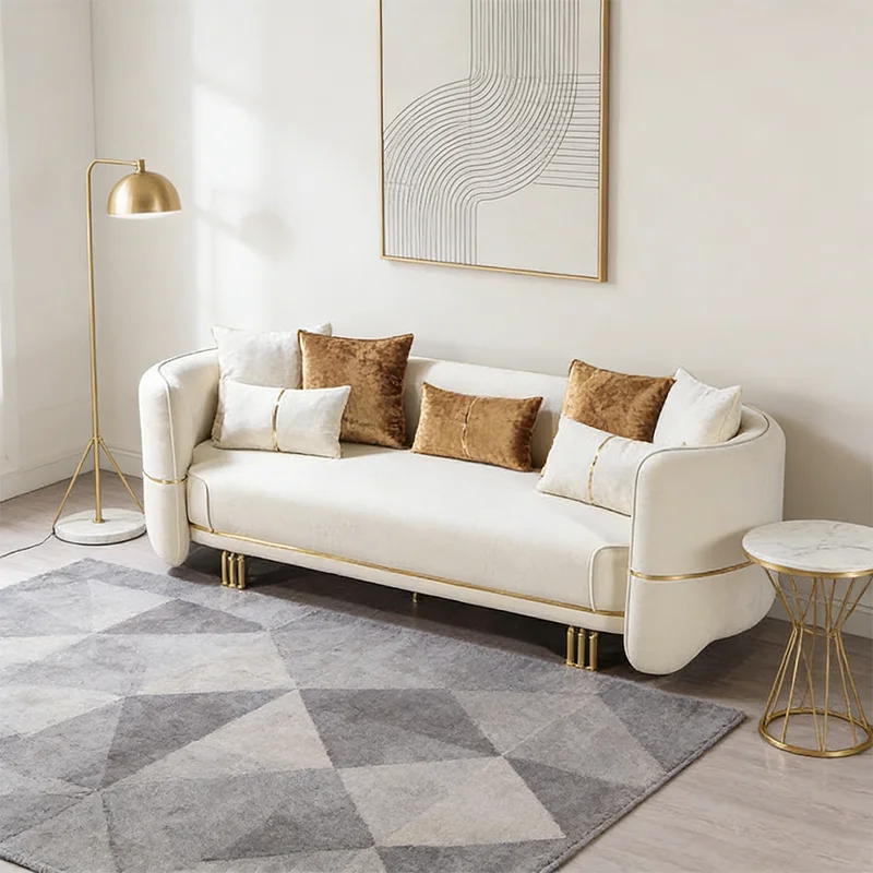 # Hot Selling High-quality Curved Arm Sofa Set with Swivel Rotating Armchair
# Hot Selling High-quality Curved Arm Sofa Set with Swivel Rotating Armchair