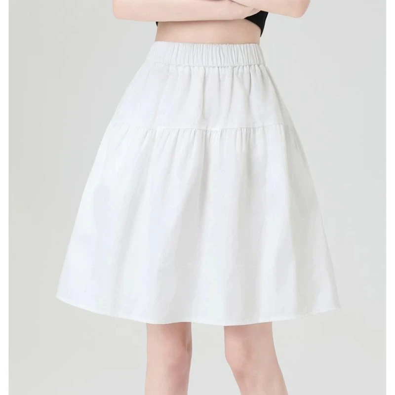 Women's Japanese Style High Waist A Line Skirt Casual Elastic Waist Short Skirt for Summer
Women's Japanese Style High Waist A Line Skirt Casual Elastic Waist Short Skirt for Summer