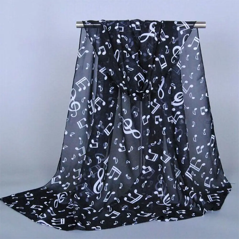 Ladies Gift Accessory Treble Clef Printed Women Neck Scarf Muffler Music Note Printed Scarf Chiffon Silk Scarf Shawl
Ladies Gift Accessory Treble Clef Printed Women Neck Scarf Muffler Music Note Printed Scarf Chiffon Silk Scarf Shawl