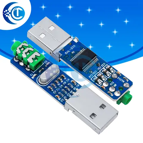 EGBO  5V Mini PCM2704 USB DAC HIFI USB Sound Card USB Power DAC Decoder Board Module For Arduino Raspberry Pi 16 Bits