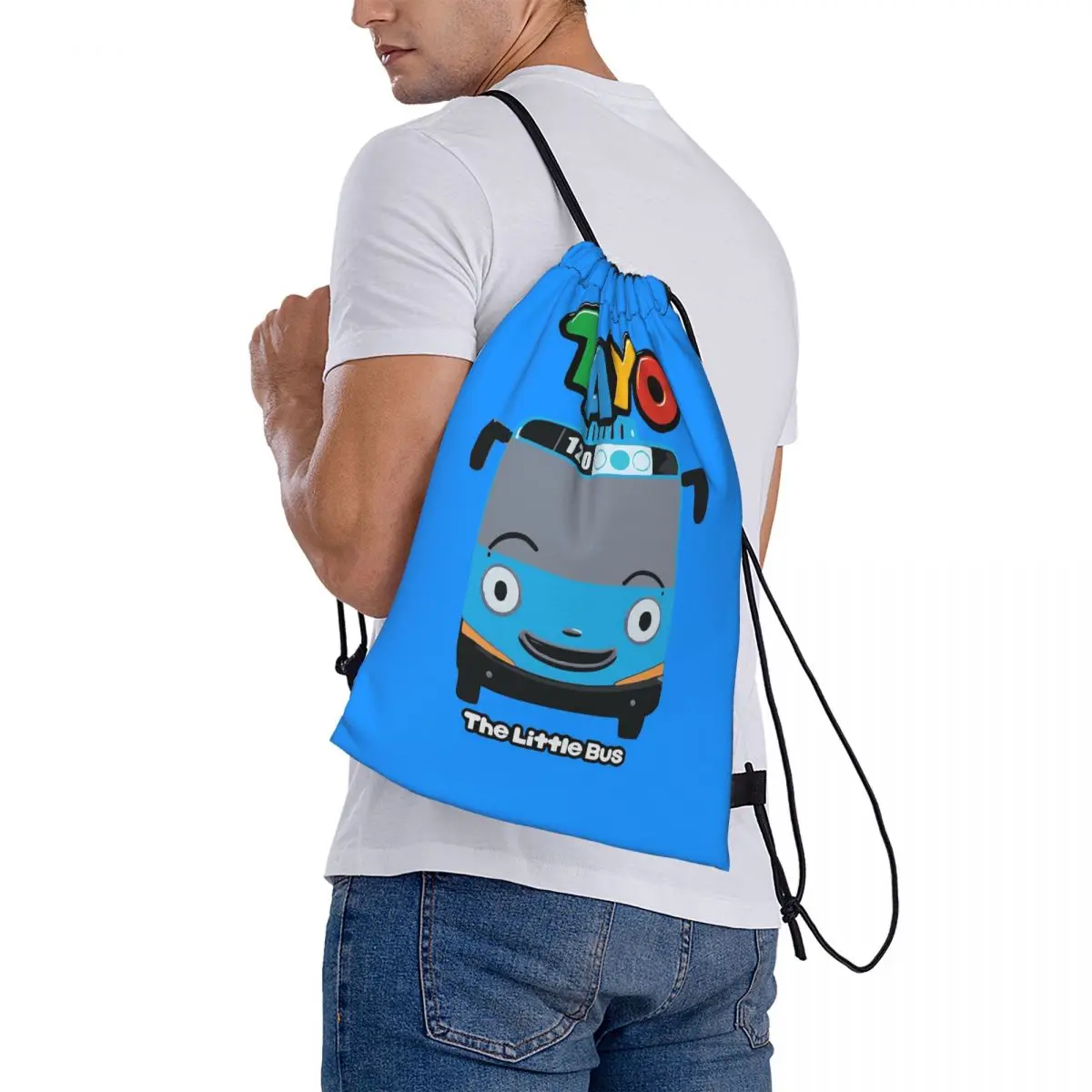 Tayo The Little Bus Backpacks Portable Drawstring Bags Sports Bag Book Bags for Travel Students
Tayo The Little Bus Backpacks Portable Drawstring Bags Sports Bag Book Bags for Travel Students