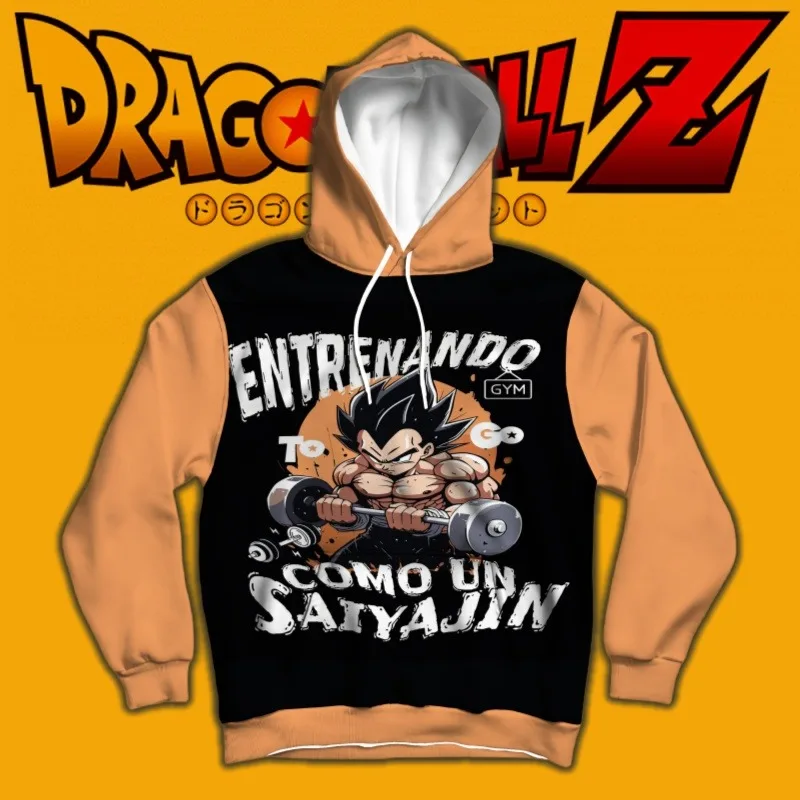 Толстовка с капюшоном Hot Dragon Ball Vegeta Gym Theme Print Уникальный дизайн в стиле бандай с испанским текстом и фитнесом, необходимый для фанатов аниме 
Толстовка с капюшоном Hot Dragon Ball Vegeta Gym Theme Print Уникальный дизайн в стиле бандай с испанским текстом и фитнесом, необходимый для фанатов аниме
