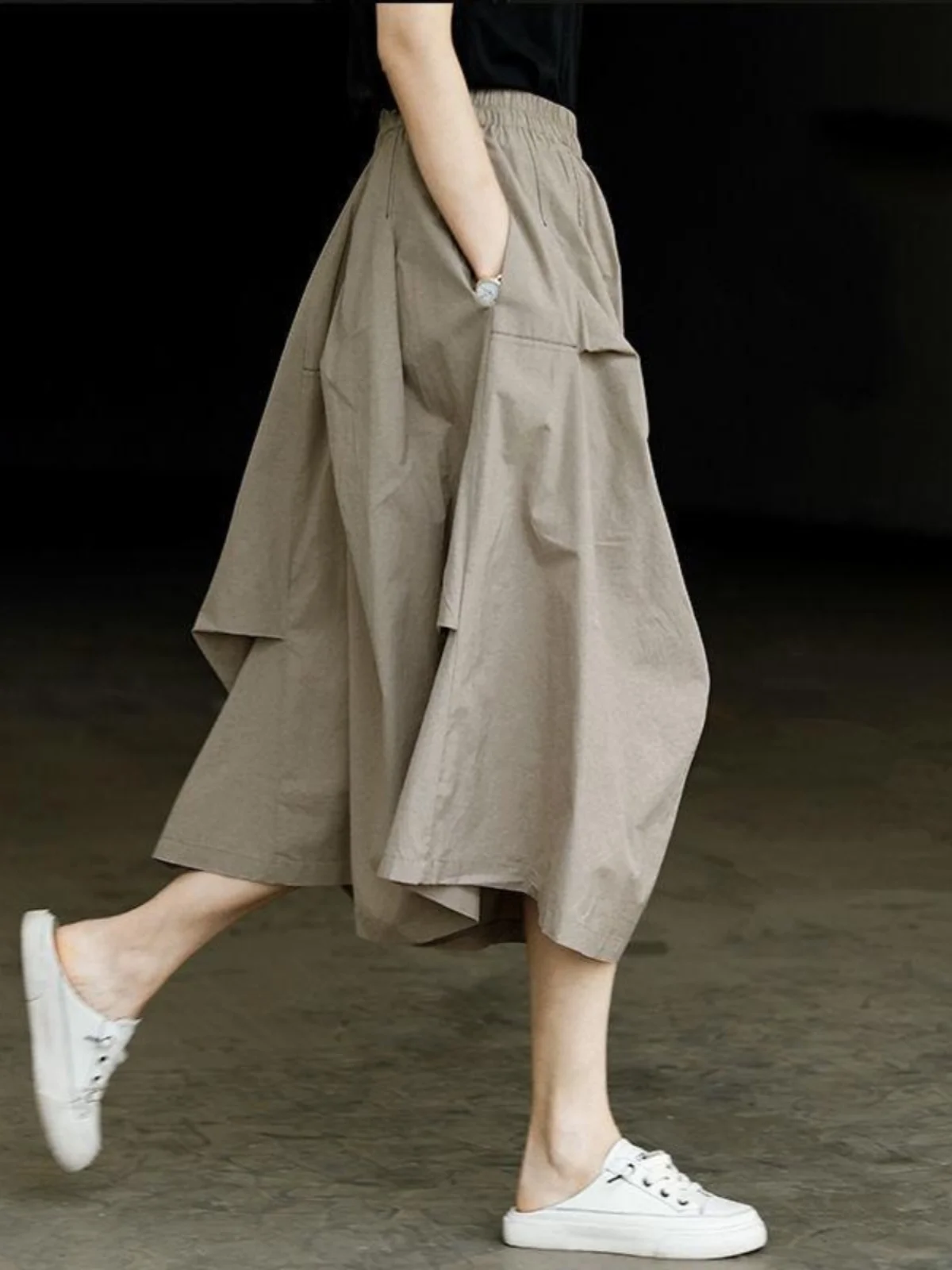 Юбка из хлопка и льна с высокой талией, свободного кроя, больших размеров, всесезонная, летний дизайн, юбка средней длины, модная, для повседневной носки
Юбка из хлопка и льна с высокой талией, свободного кроя, больших размеров, всесезонная, летний дизайн, юбка средней длины, модная, для повседневной носки