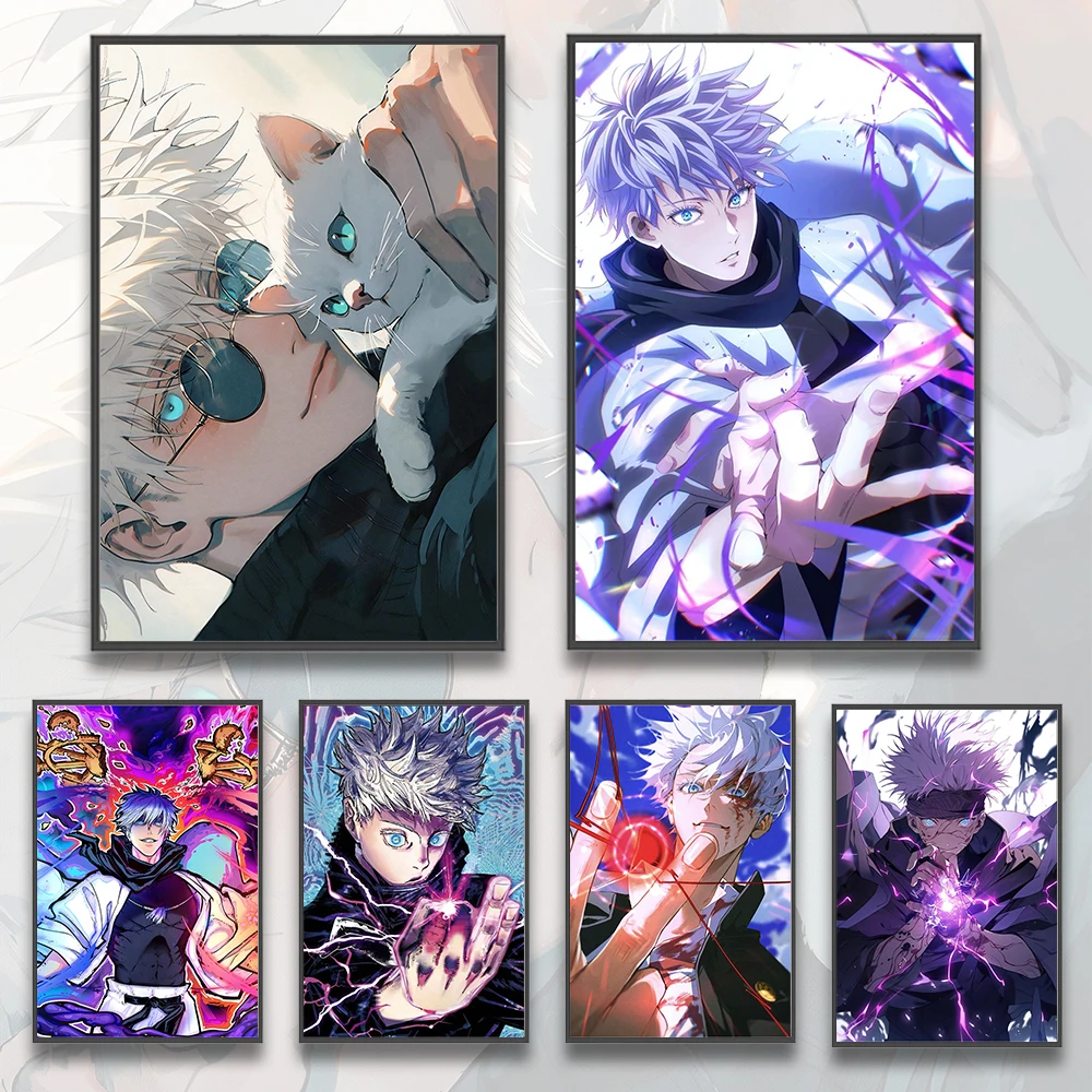J-Jujutsu Self-adhesive Poster Anime Figures Home Decoration Painting Wall Art Bedroom Cartoons Decor Gojo Satoru Wallpaper
J-Jujutsu Self-adhesive Poster Anime Figures Home Decoration Painting Wall Art Bedroom Cartoons Decor Gojo Satoru Wallpaper
