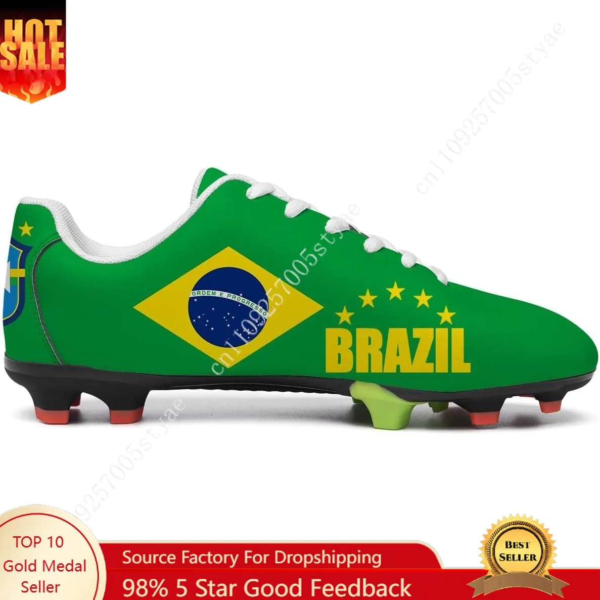 Brazil Flag Brazilian Football Shoes Five Stars Brazil Men Womens Soccer Shoe PU Sneakers Outdoor Lace Up Sports Shoes
Brazil Flag Brazilian Football Shoes Five Stars Brazil Men Womens Soccer Shoe PU Sneakers Outdoor Lace Up Sports Shoes