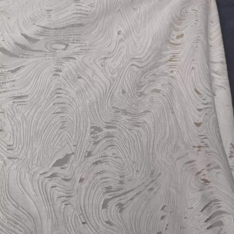 White Water Ripple Slightly Transparent Fringe Cutting Fabric Summer Non Elastic Dress Shirt Designer Fashion Creative Fabric
White Water Ripple Slightly Transparent Fringe Cutting Fabric Summer Non Elastic Dress Shirt Designer Fashion Creative Fabric