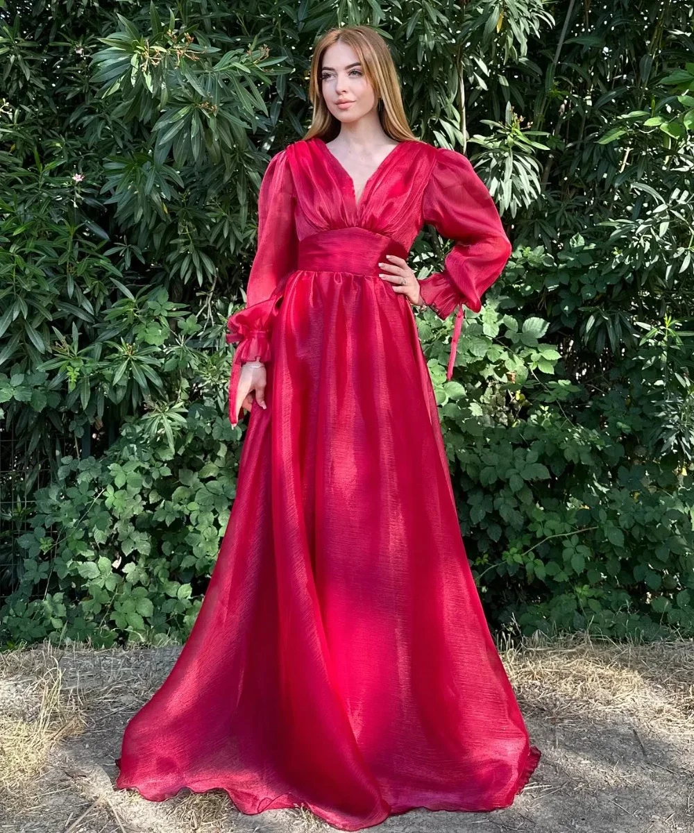 Customized Prom Gown Pleat A-line V-neck Long Dress Homecoming Dresses Exquisite High Quality Occasion Formal Gowns for Women
Customized Prom Gown Pleat A-line V-neck Long Dress Homecoming Dresses Exquisite High Quality Occasion Formal Gowns for Women