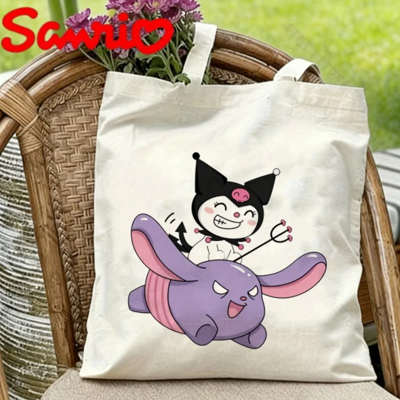 1PC Adorable Sanrio Kuromi Mischievous Grin & Trident Design Reusable Casual Canvas Bag
1PC Adorable Sanrio Kuromi Mischievous Grin & Trident Design Reusable Casual Canvas Bag
