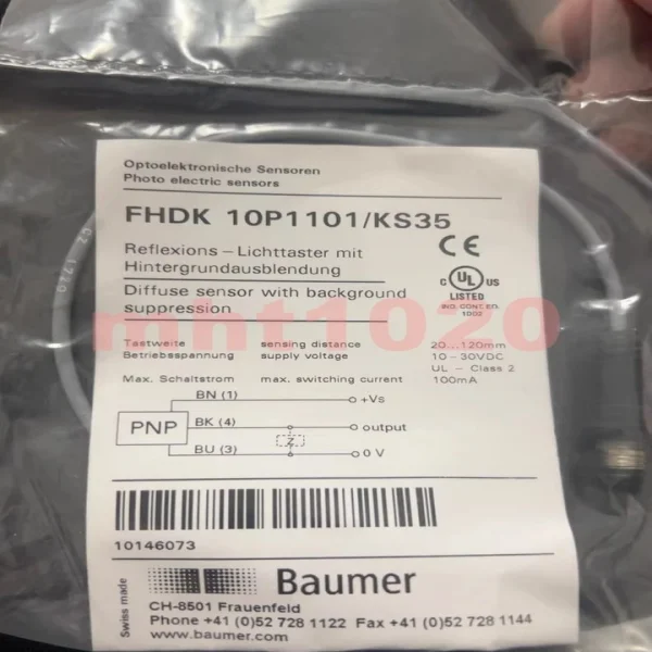 Photo Sensor 10-30vdc Fhdk 10p1101ks35 New Brand New Original Spot Plc
Photo Sensor 10-30vdc Fhdk 10p1101ks35 New Brand New Original Spot Plc