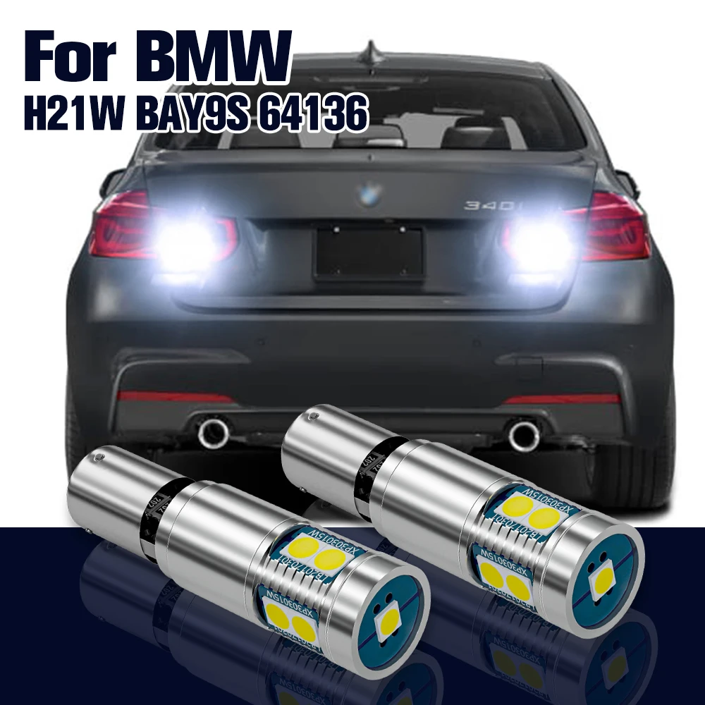 Reverse Light H21W BAY9S 64136 2x LED Backup Lamp For BMW F30 F80 F31 G30 F90 F11 G31 E61 X3 G01 F97 X6 E71 E72 Accessories
Reverse Light H21W BAY9S 64136 2x LED Backup Lamp For BMW F30 F80 F31 G30 F90 F11 G31 E61 X3 G01 F97 X6 E71 E72 Accessories