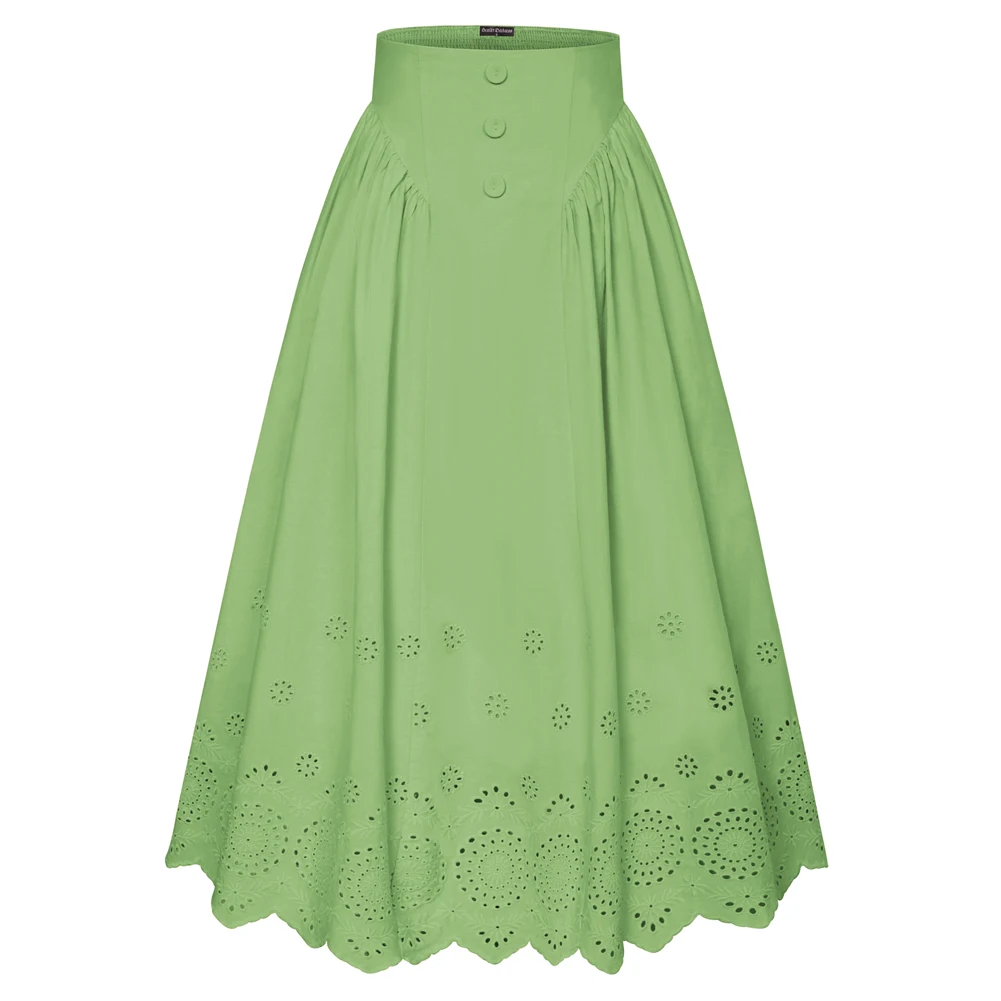 SD Women Skirt Renaissance Cotton High Waist Irregular Hem A-Line Skirt Hollow Jacquard Weave Fashion Casual Skirts
SD Women Skirt Renaissance Cotton High Waist Irregular Hem A-Line Skirt Hollow Jacquard Weave Fashion Casual Skirts