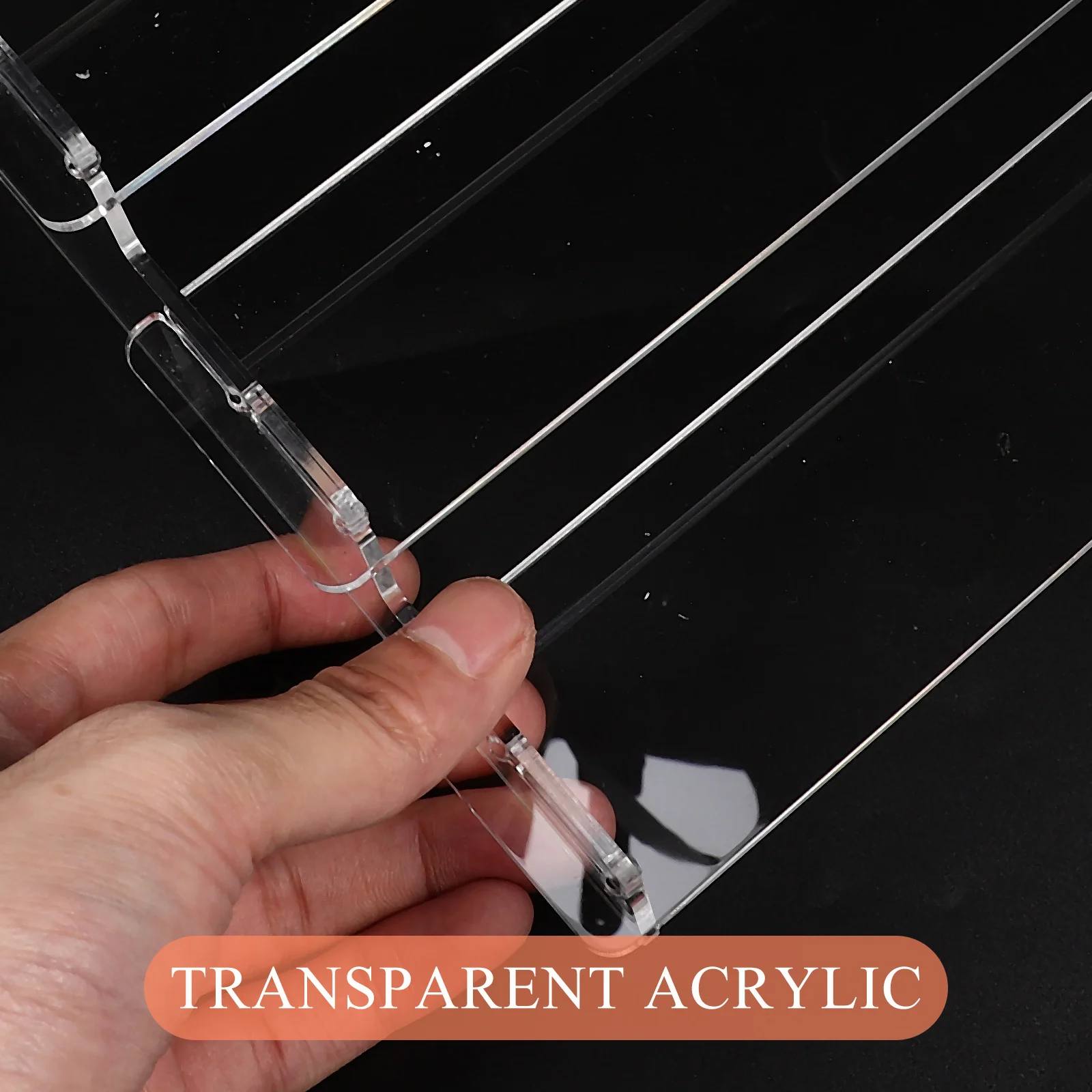 Acrylic Display Rack Stair Shape Multilayer Clear Holder For Jewelry Perfume Storage Tiered Stand Organzier
Acrylic Display Rack Stair Shape Multilayer Clear Holder For Jewelry Perfume Storage Tiered Stand Organzier