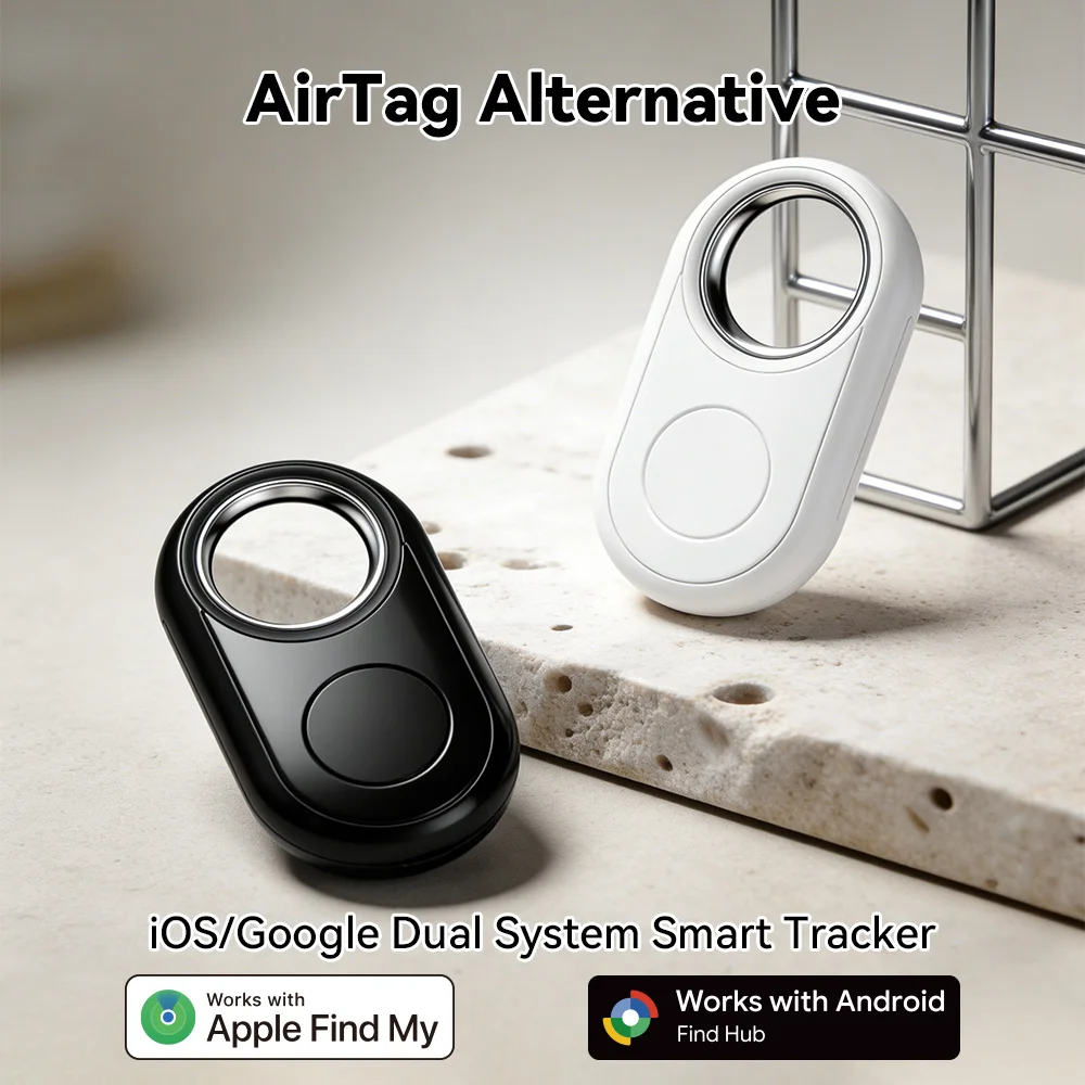 NEW Dual OS Bluetooth Smart Tag Compatible with Apple Find My & Google Find Hub Anti-Lost Item Finder Global Tracker for Keys