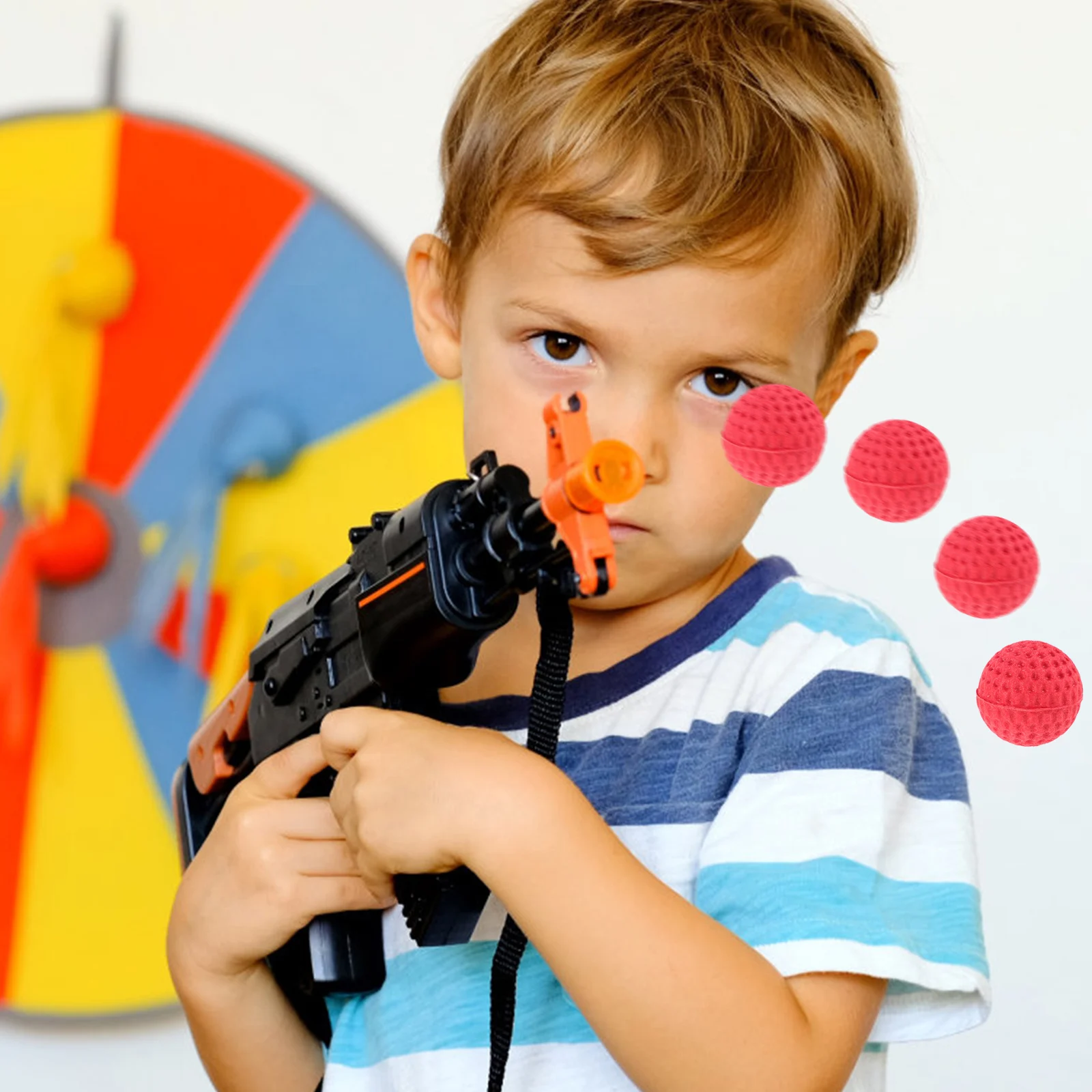 50pcs Foam Replacement Soft Eva Foam Balls For Ball Shooter Game Indoor Outdoor Play Bouncing Tossing Multi-Use Small Funny 
50pcs Foam Replacement Soft Eva Foam Balls For Ball Shooter Game Indoor Outdoor Play Bouncing Tossing Multi-Use Small Funny