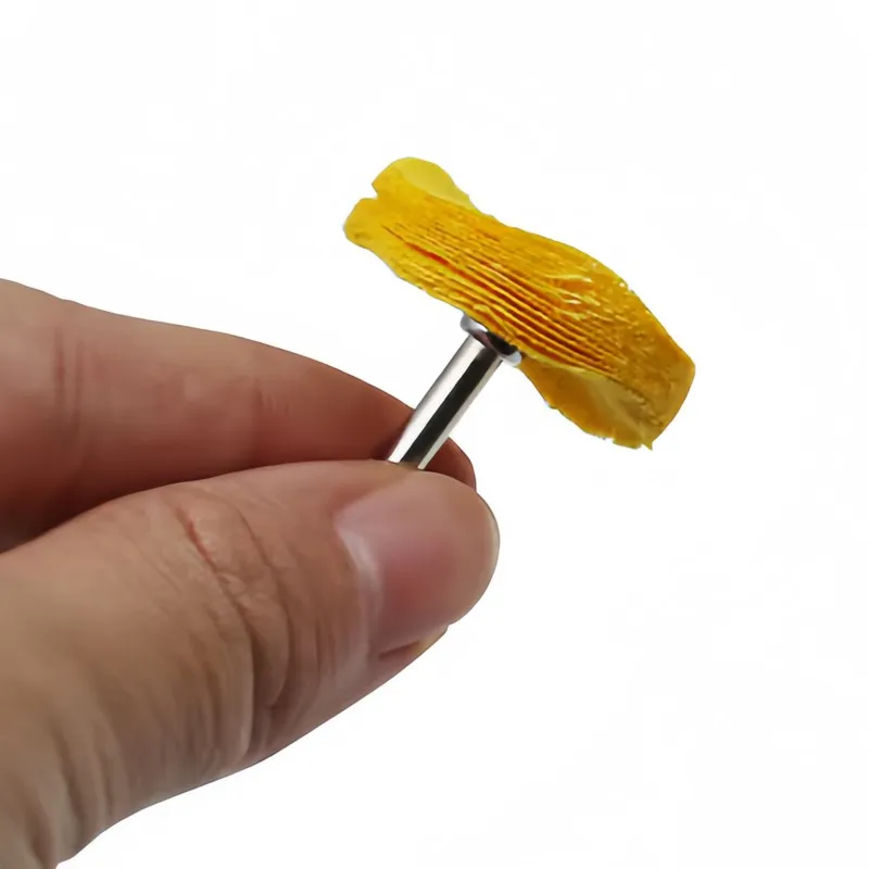 40Pcs 3mm Yellow Polishing Cloth Wheel, Wear-resistant No Lint, for Jewelry Watch Metal Polishing, Rotary Tool Accessory
40Pcs 3mm Yellow Polishing Cloth Wheel, Wear-resistant No Lint, for Jewelry Watch Metal Polishing, Rotary Tool Accessory