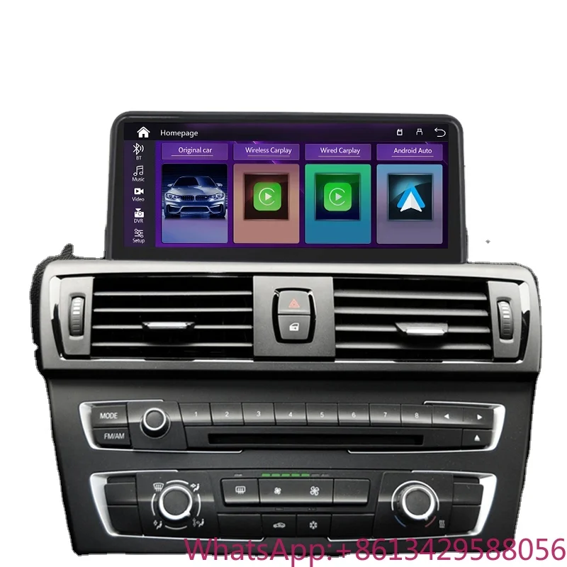 10.25" Wireless Apple CarPlay Android Auto Car Multimedia Screen for BMW 1/3/4 Series F20 F21 F30 F31 F32 F33 F34 F36
10.25" Wireless Apple CarPlay Android Auto Car Multimedia Screen for BMW 1/3/4 Series F20 F21 F30 F31 F32 F33 F34 F36