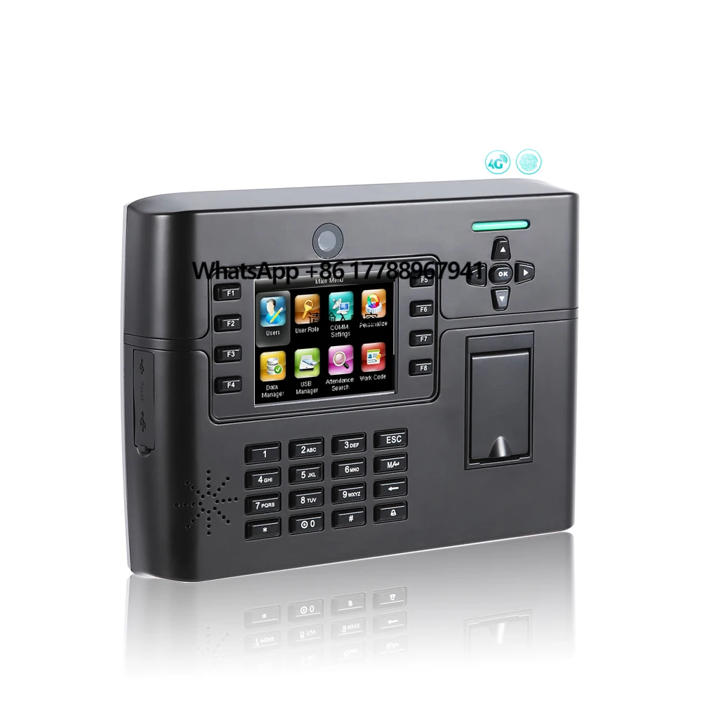 4G Wireless Fingerprint Time Attendance With and Built-in Battery Biometric Fingerprint Access Control With TCP/IP USB
4G Wireless Fingerprint Time Attendance With and Built-in Battery Biometric Fingerprint Access Control With TCP/IP USB
